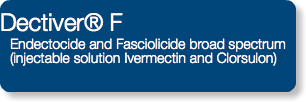 Dectiver® F Endectocide and Fasciolicide broad spectrum (injectable solution Ivermectin and Clorsulon)