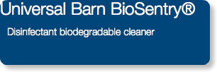 Universal Barn BioSentry® Disinfectant biodegradable cleaner