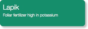 Lapik Foliar fertilizer high in potassium