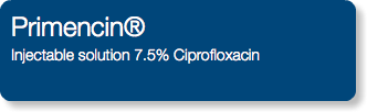 Primencin® Injectable solution 7.5% Ciprofloxacin