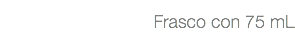  Frasco con 75 mL